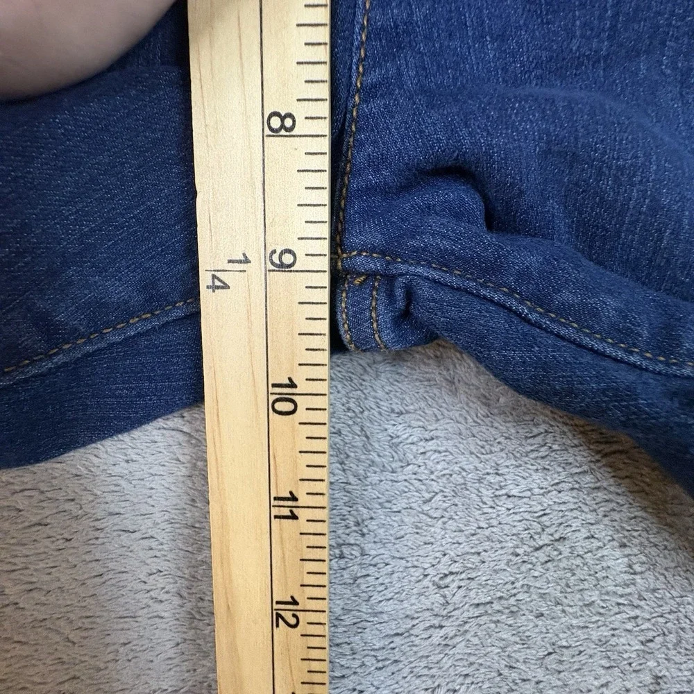 The Children's Place Girls 10 Plus (26x25.25) Blue Bootcut Stretch Jeans